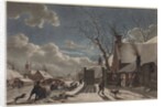 Winter Night in a Dutch Town, 1797 by Jacob Cats