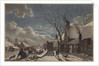 Winter Night in a Dutch Town, 1797 by Jacob Cats