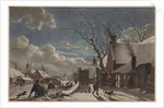 Winter Night in a Dutch Town, 1797 by Jacob Cats