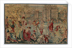 Winter: Skating Scene, late 1600s - early 1700s by Gobelins