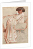 Woman Looking at a Drawing, c. 1895 by Paul César Helleu