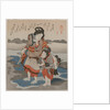 Woman and Child; from the series Five Pictures of Low Tide, late 1820s by Utagawa Kuniyoshi