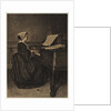 Woman at the Spinet, 1860 by François Bonvin