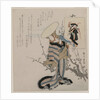 Woman by a Plum Tree Matched with the Wisteria Maiden…, c. early 1830s by Yanagawa Shigenobu
