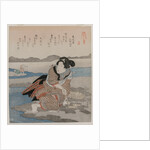 Woman Digging Clams; from the series Five Pictures of Low Tide, late 1820s by Utagawa Kuniyoshi