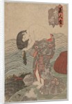 Woman Diver Combing her Hair, 1786-1864 by Gototei Kunisada (probably)