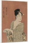 Woman Drying Her Hands, c. 1793 by Kitagawa Utamaro