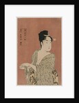 Woman Drying Her Hands, c. 1793 by Kitagawa Utamaro