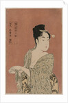 Woman Drying Her Hands, c. 1793 by Kitagawa Utamaro