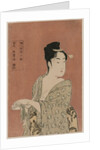 Woman Drying Her Hands, c. 1793 by Kitagawa Utamaro
