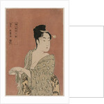 Woman Drying Her Hands, c. 1793 by Kitagawa Utamaro