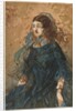 Woman in a Blue Dress, 1855-1860 by Constantin Guys