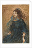 Woman in a Blue Dress, 1855-1860 by Constantin Guys