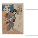 Woman Leaving a Bath House, c. mid 1820s by Gototei Kunisada