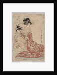 Woman of the Yoshiwara with Girl, 1753-1806 by Kitagawa Utamaro