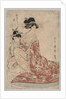 Woman of the Yoshiwara with Girl, 1753-1806 by Kitagawa Utamaro