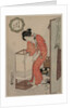 Woman Putting Out a Light, c. 1820 by Utagawa Kunisada