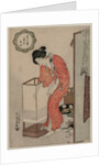 Woman Putting Out a Light, c. 1820 by Utagawa Kunisada