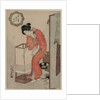 Woman Putting Out a Light, c. 1820 by Utagawa Kunisada