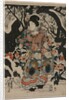 Woman Standing Beside a Plum Tree, c. 1850 by Utagawa Kunisada