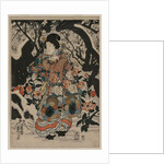 Woman Standing Beside a Plum Tree, c. 1850 by Utagawa Kunisada