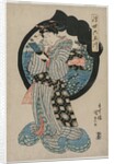 Woman with a Hand Mirror, c. early 1830s by Utagawa Kunisada