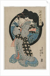 Woman with a Hand Mirror, c. early 1830s by Utagawa Kunisada