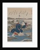 Woman with an Octopus; from the series Five Pictures of Low Tide, late 1820s by Utagawa Kuniyoshi