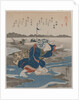 Woman with an Octopus; from the series Five Pictures of Low Tide, late 1820s by Utagawa Kuniyoshi