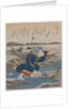 Woman with an Octopus; from the series Five Pictures of Low Tide, late 1820s by Utagawa Kuniyoshi
