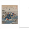 Woman with an Octopus; from the series Five Pictures of Low Tide, late 1820s by Utagawa Kuniyoshi