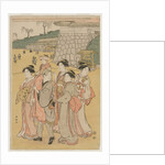 Women Accompanying a Girl to a Shrine, early 1790s by Katsukawa Shuncho