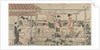 Women Hanging Laundry to Dry on a Balcony, early 1790s by Kitagawa Utamaro