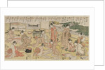 Women Making Clothing, early 1790s by Utagawa Toyokuni