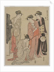 Women of the Tatsumi District, c. mid 1780s by Katsukawa Shuncho