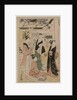 Women Visiting a Tea Stall on the Precincts of a Temple, early 1790s by Ch?bunsai Eishi
