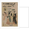 Women Visiting a Tea Stall on the Precincts of a Temple, early 1790s by Ch?bunsai Eishi