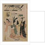 Women Visiting a Tea Stall on the Precincts of a Temple, early 1790s by Ch?bunsai Eishi