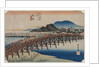 Yahagi Bridge at Okazaki, From the series Fifty-Three Stations of the Tokaido, 1833 by Ando Hiroshige