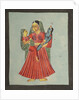 Yasoda Holding Krishna and Radha, 1800s by Unknown