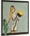 Yasoda Taking the Infant Krishna for a Walk, 1800s by Unknown