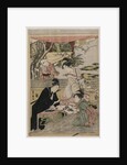 Young Man Writing at a Table, c. 1800 by Utagawa Toyohiro