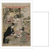 Young Man Writing at a Table, c. 1800 by Utagawa Toyohiro