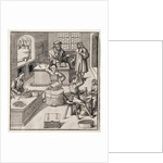 Young Maximilian in the Mint by Leonhard Beck