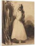 Young Woman Combing Her Hair, 1800s, before 1857 by Achille Devéria