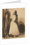 Young Woman Combing Her Hair, 1800s, before 1857 by Achille Devéria