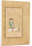 Youth Seated by a Willow; Single Page Illustration, c. 1600-1650 by Muhammad Yusuf (style of)