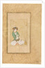 Youth Seated by a Willow; Single Page Illustration, c. 1600-1650 by Muhammad Yusuf (style of)