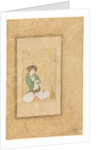 Youth Seated by a Willow; Single Page Illustration, c. 1600-1650 by Muhammad Yusuf (style of)