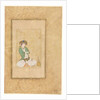 Youth Seated by a Willow; Single Page Illustration, c. 1600-1650 by Muhammad Yusuf (style of)